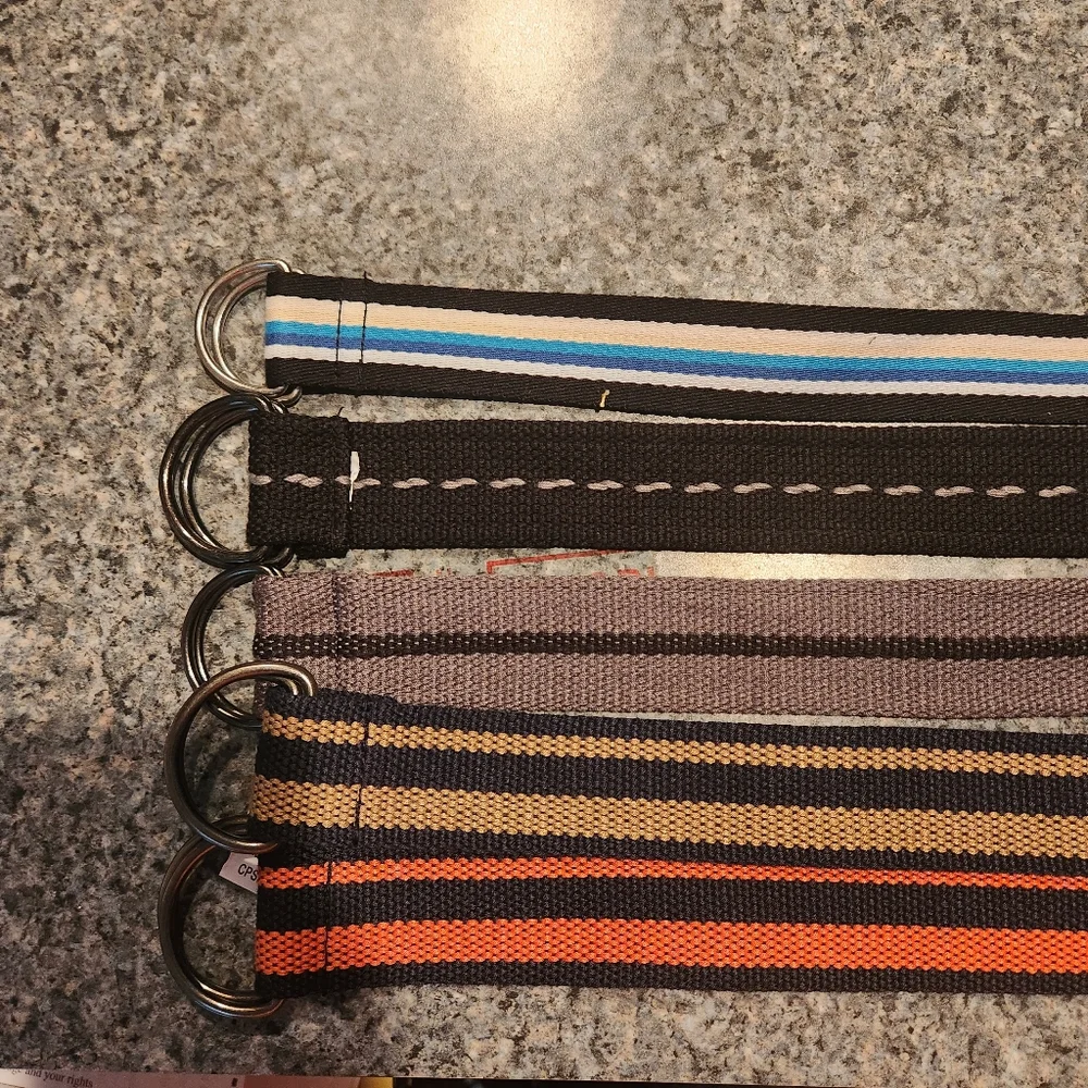 Lot of 5 boys belts